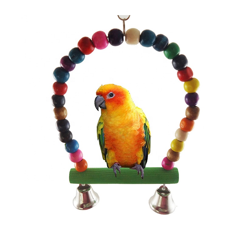 Beautiful Eco-Friendly Colorful Birds Chew Toy Set Stuffed Parrot Bird Toys/